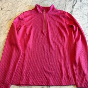 Lady Hagen Fuchsia Quarter-Zip Pullover